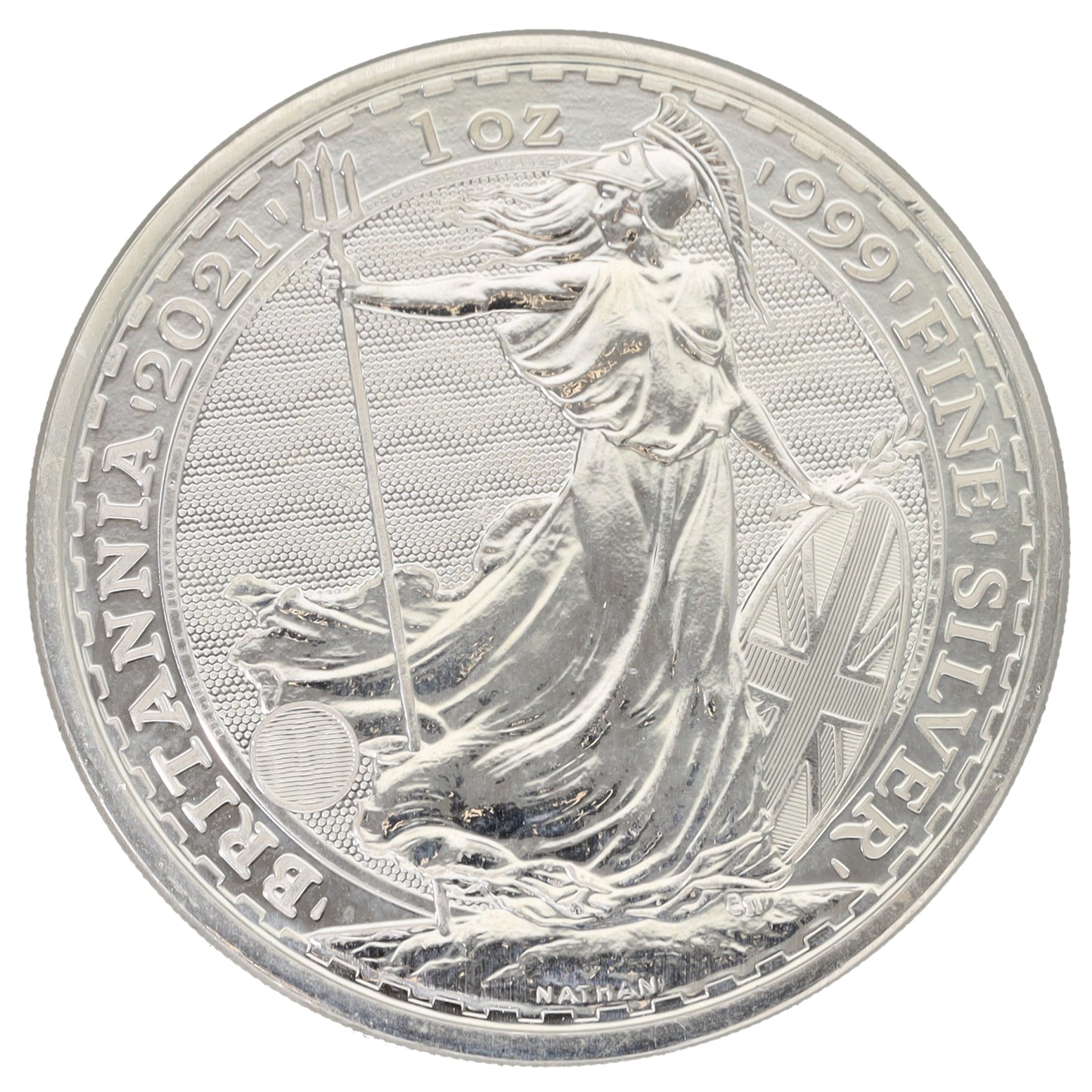 Fine Silver Queen Elizabeth II 1 OZ Britannia Coin 2021