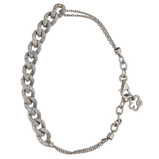 18ct White Gold 1.30ct Diamond Fancy Bracelet