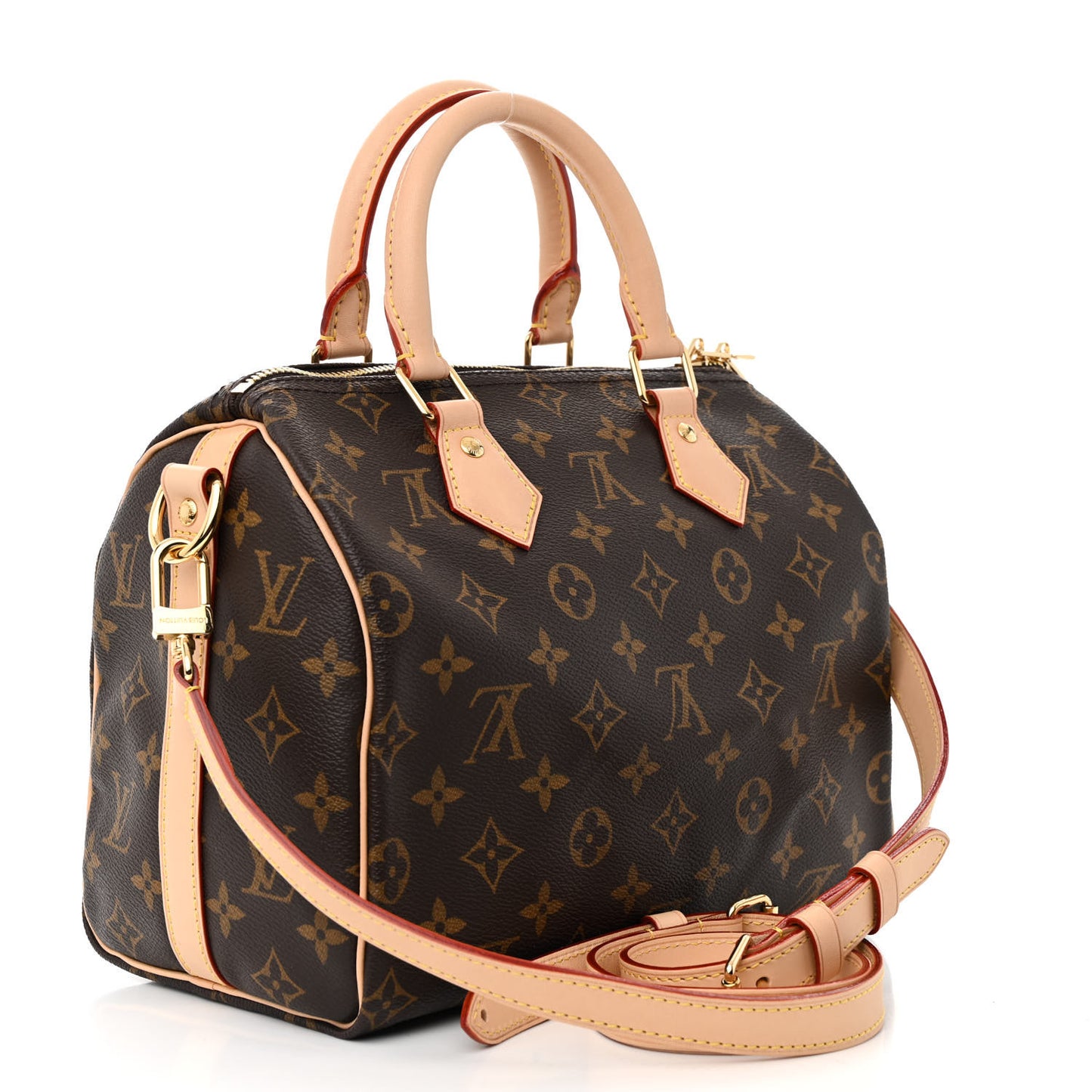 Louis Vuitton Speedy Bandoulière 25 Monogram Coated Canvas Bag - Brown