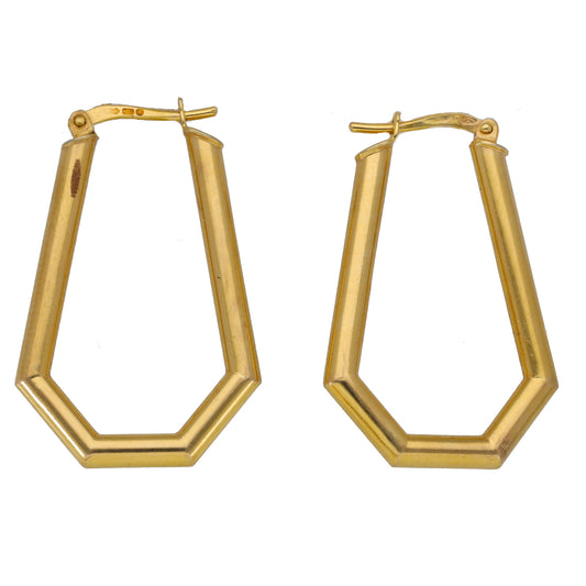 9ct Gold Creole Earrings