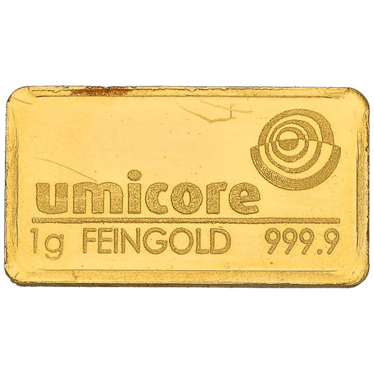 24ct 1g Gold Bar