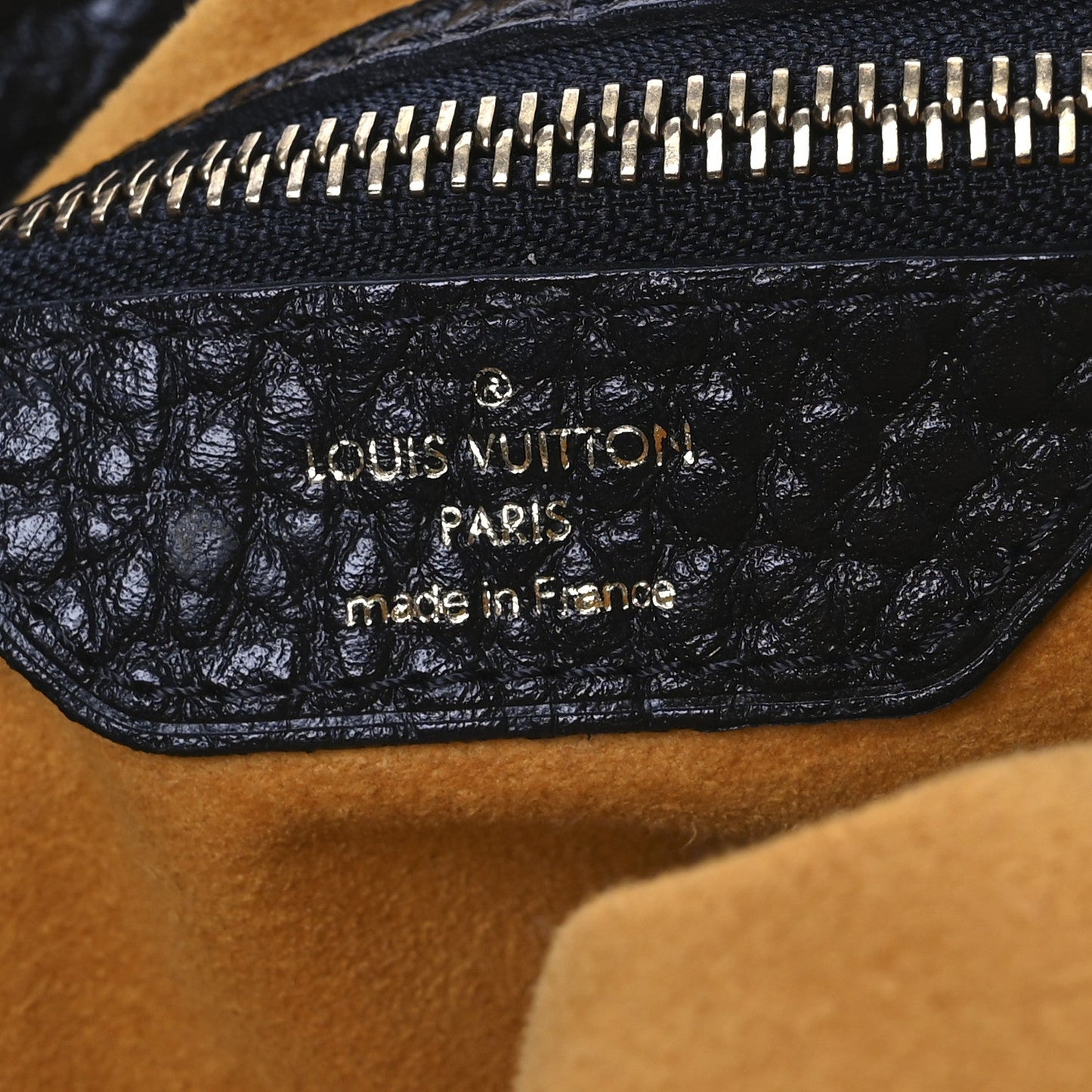 Louis Vuitton Mahina Monogram Denim Leather Hobo Bag - Black