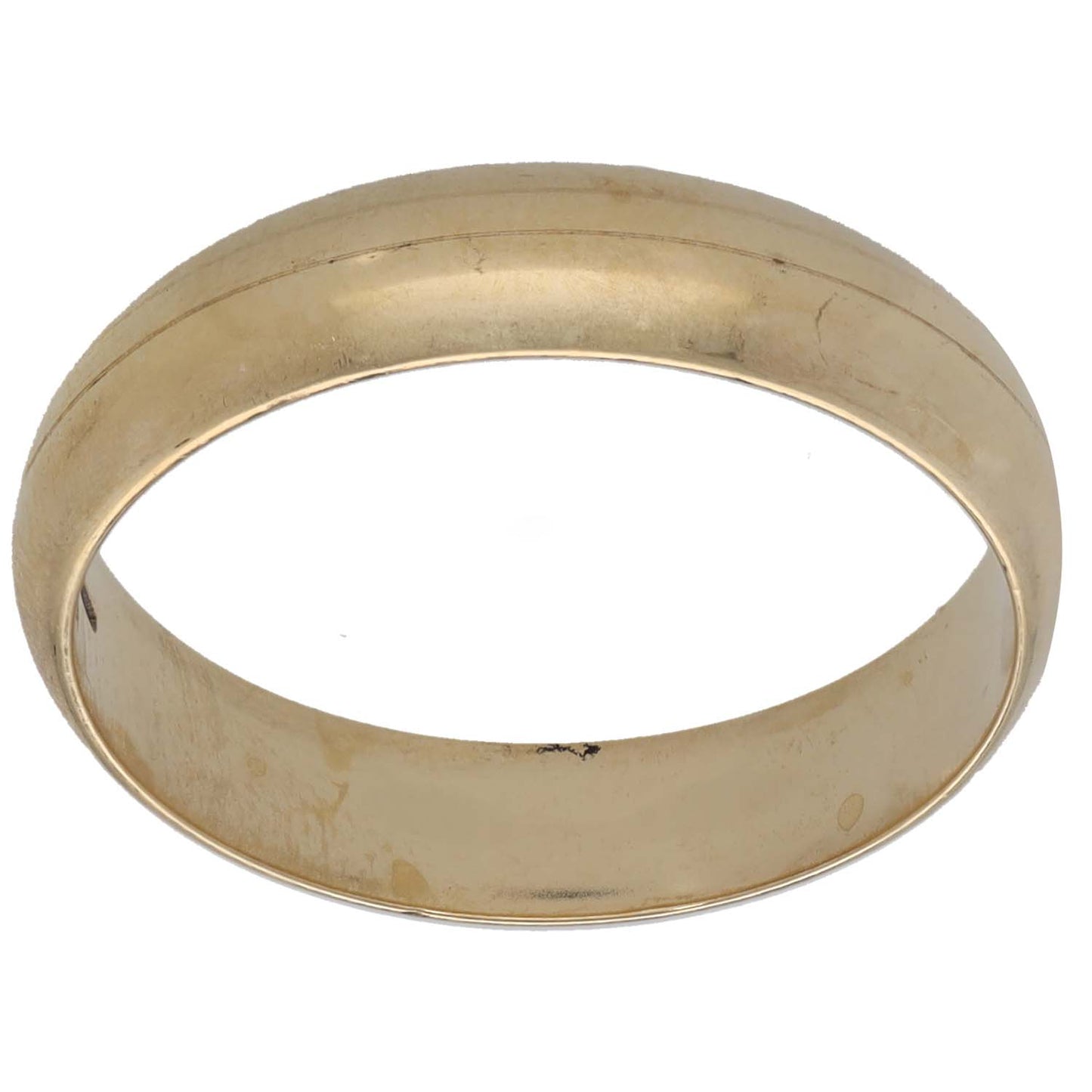 9ct Gold Plain Wedding Ring Size R