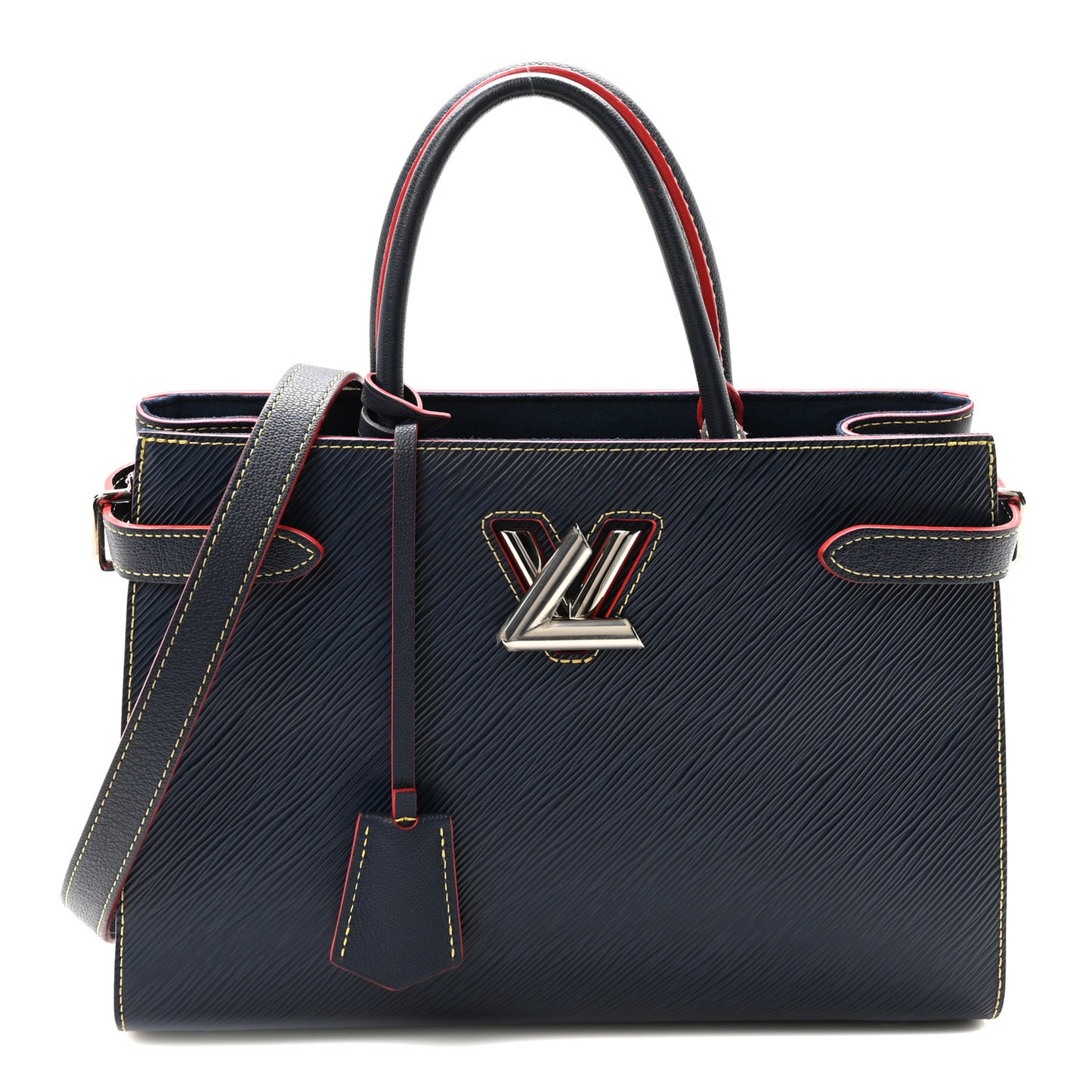 Louis Vuitton Twist Tote Epi Leather Bag - Indigo