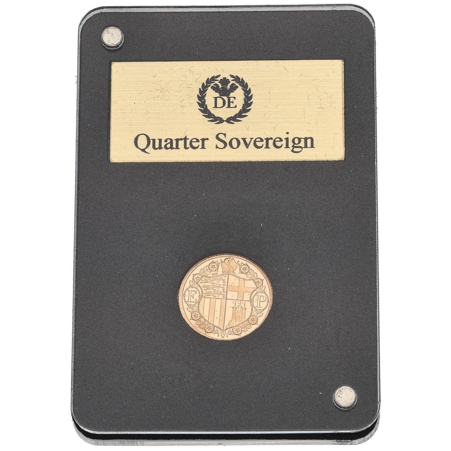 22ct Gold Queen Elizabeth II Quarter Sovereign Coin 2021