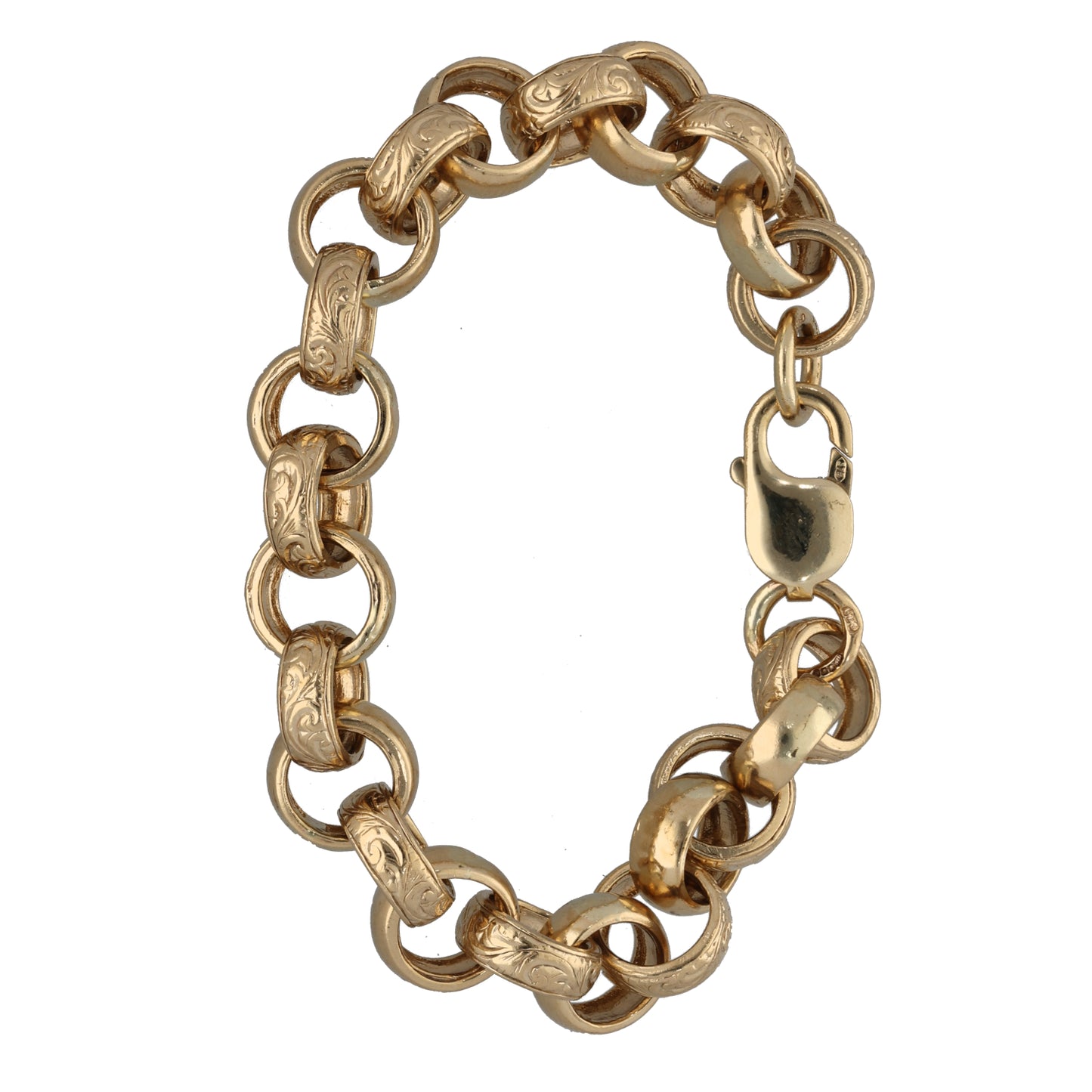 9ct Gold Belcher Bracelet