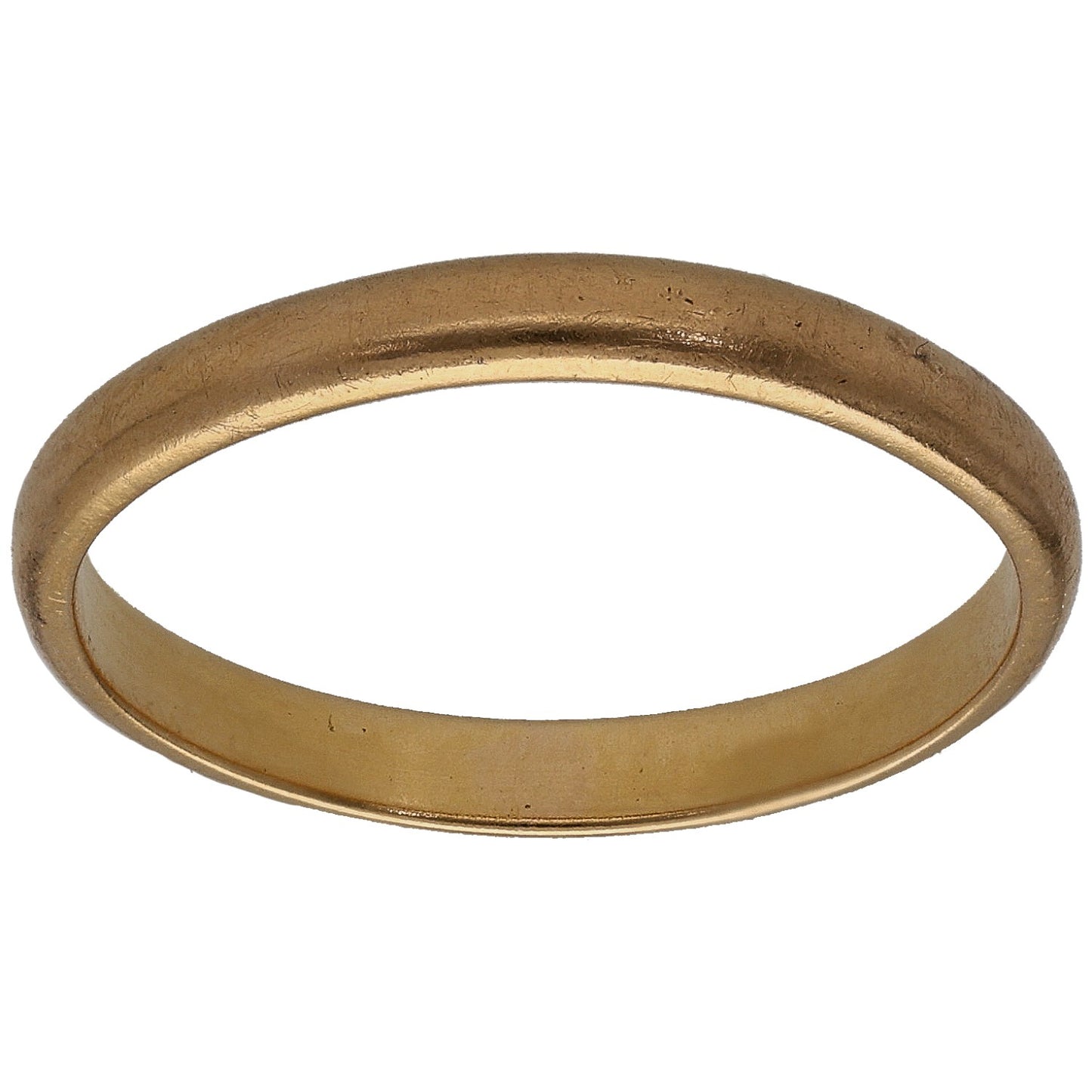 22ct Gold Plain Wedding Ring Size M