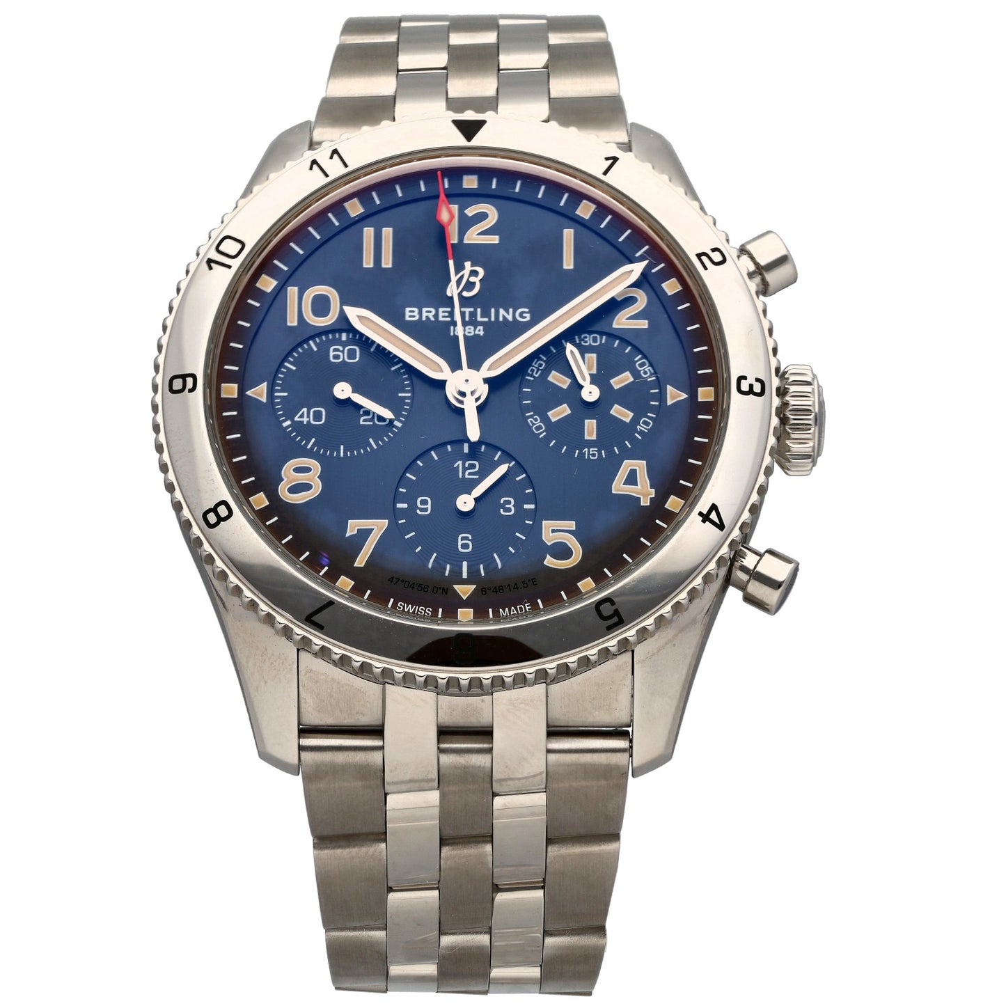 Breitling Classic AVI 42 A23380 42mm Stainless Steel Watch