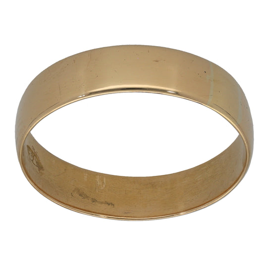 18ct Gold Plain Wedding Ring Size Z+3