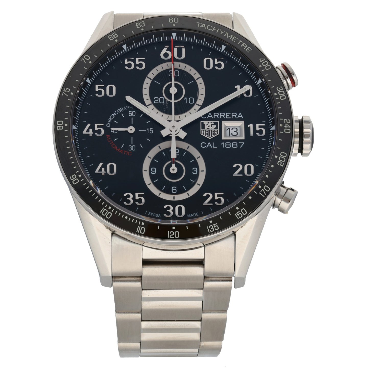 Tag Heuer Carrera CAR2A10-5 43mm Stainless Steel Watch