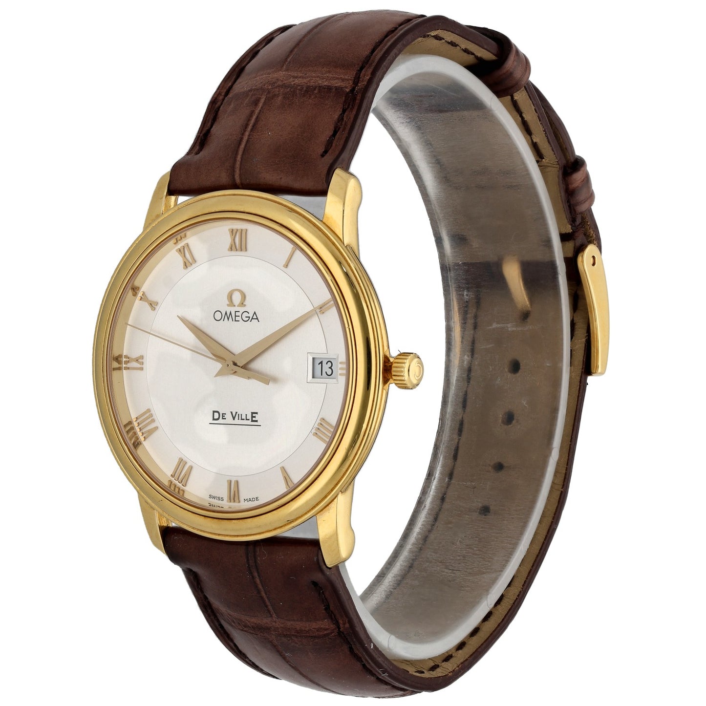 Omega De Ville Prestige 4610.32.02 34.4mm Gold Watch