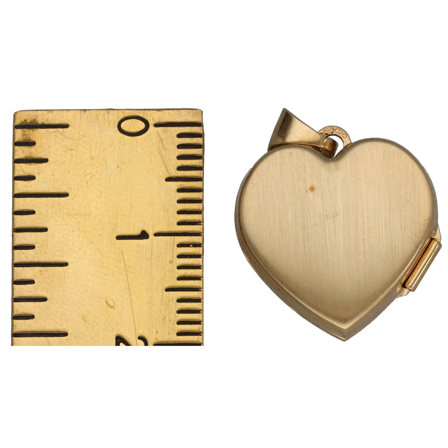 9ct Gold Heart Locket Pendant
