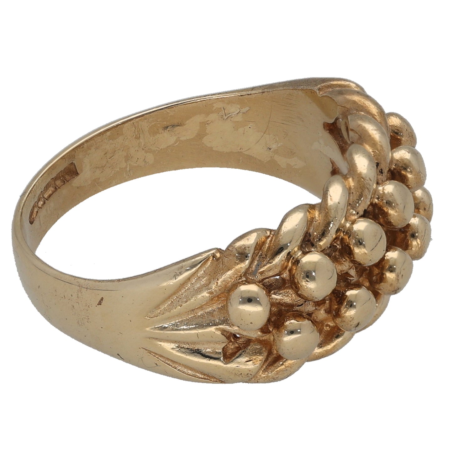 9ct Gold Keeper Ring Size N