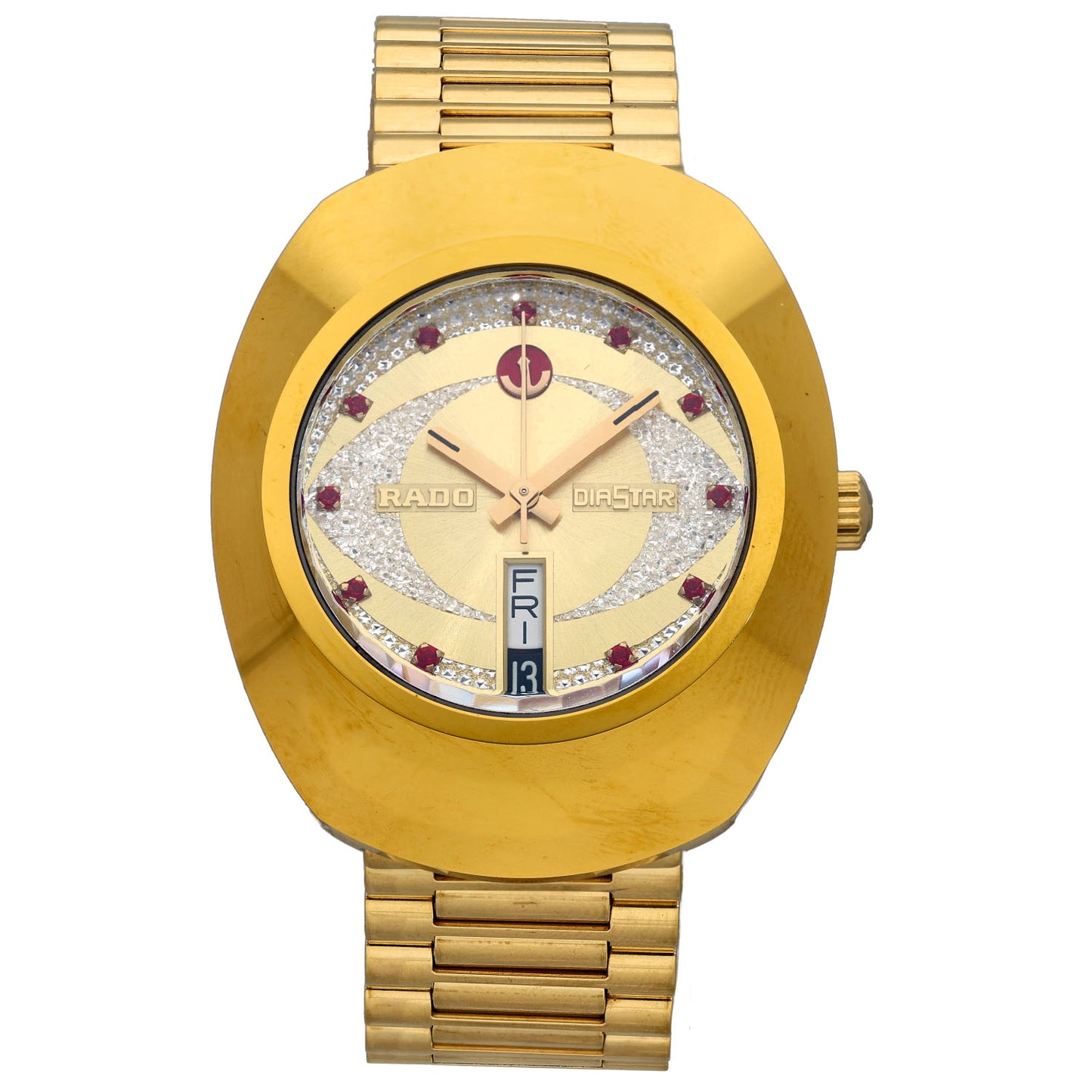 Rado Diastar 648.0413.3 35mm Gold Plated Watch