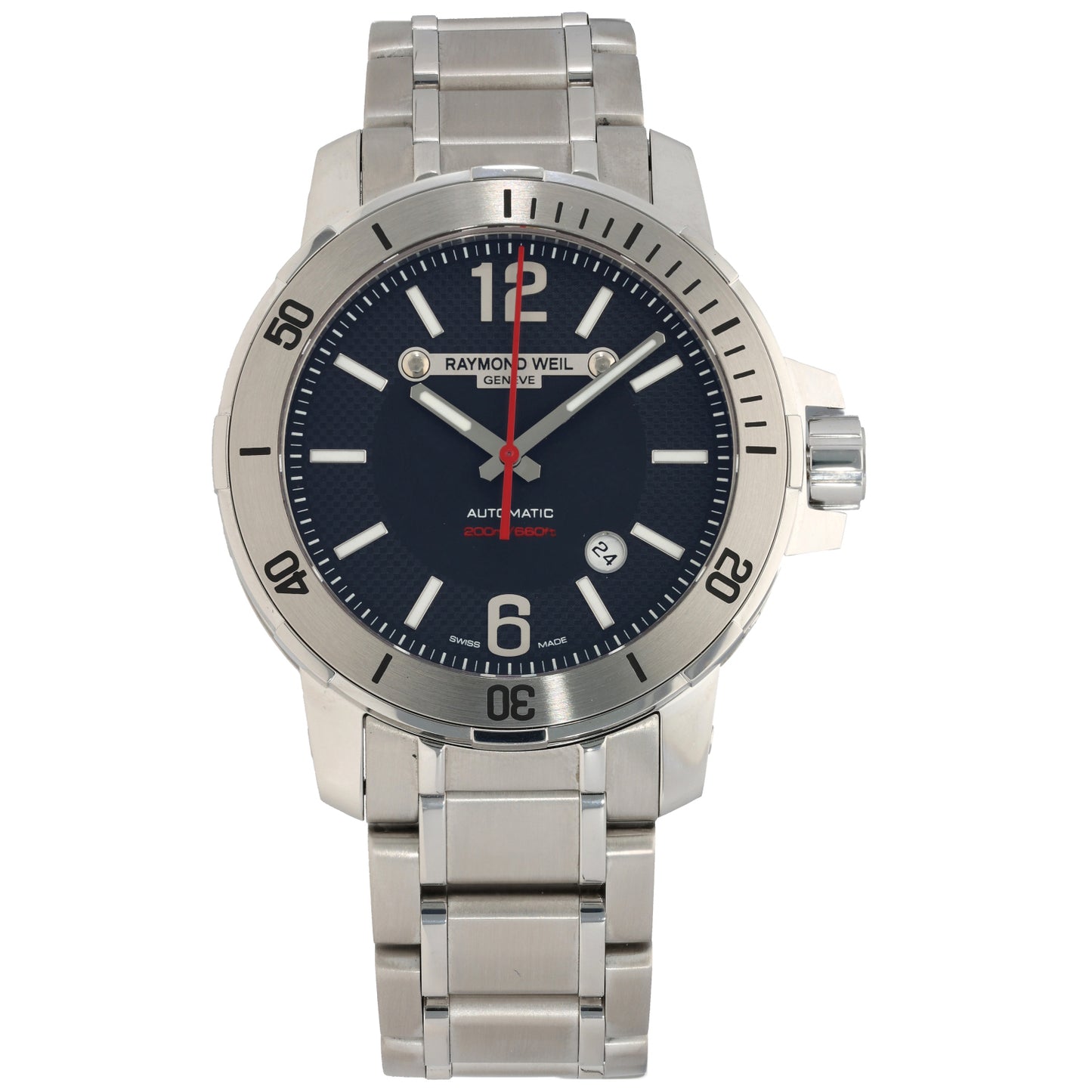 Raymond Weil Nabucco ST-3900 44mm Stainless Steel Watch