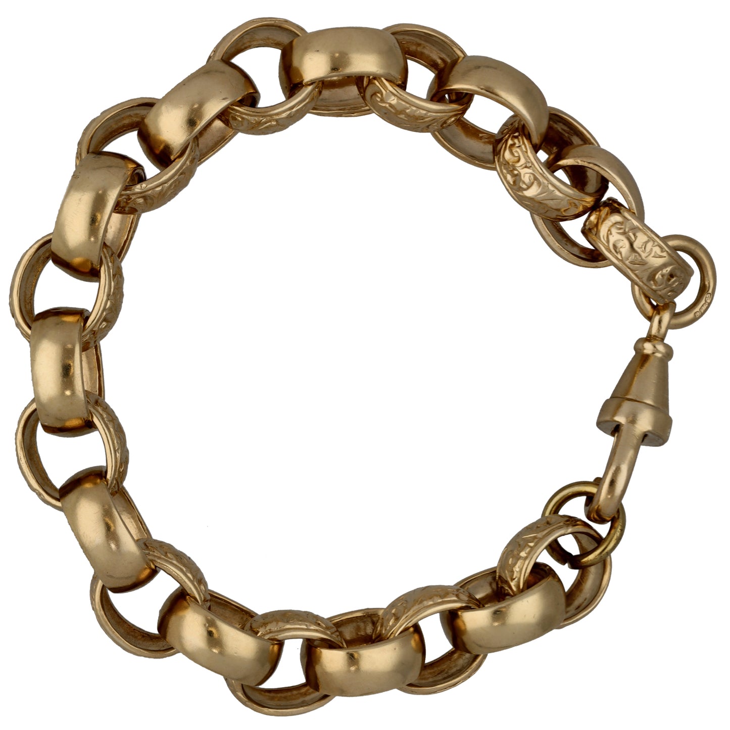 9ct Gold Belcher Bracelet
