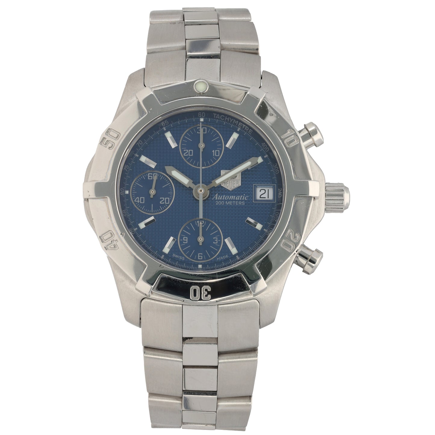 Tag Heuer 2000 Exclusive CN2112-0 40mm Stainless Steel Watch