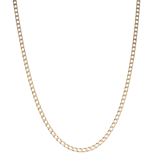 9ct Gold Curb Chain 20"