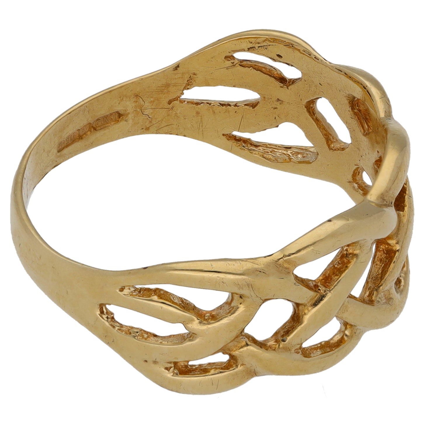 9ct Gold Alternative Ring Size S