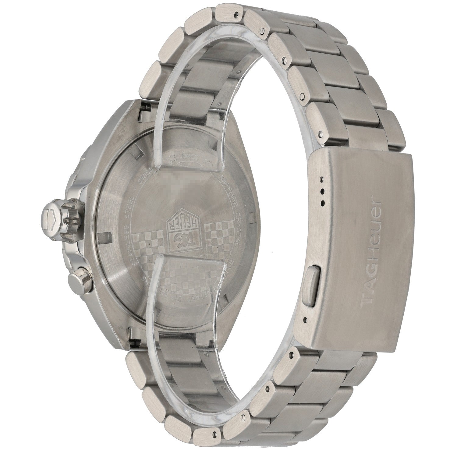 Tag Heuer Formula 1 WAZ111A, stainless steel case and bracelet, black dial with subdials