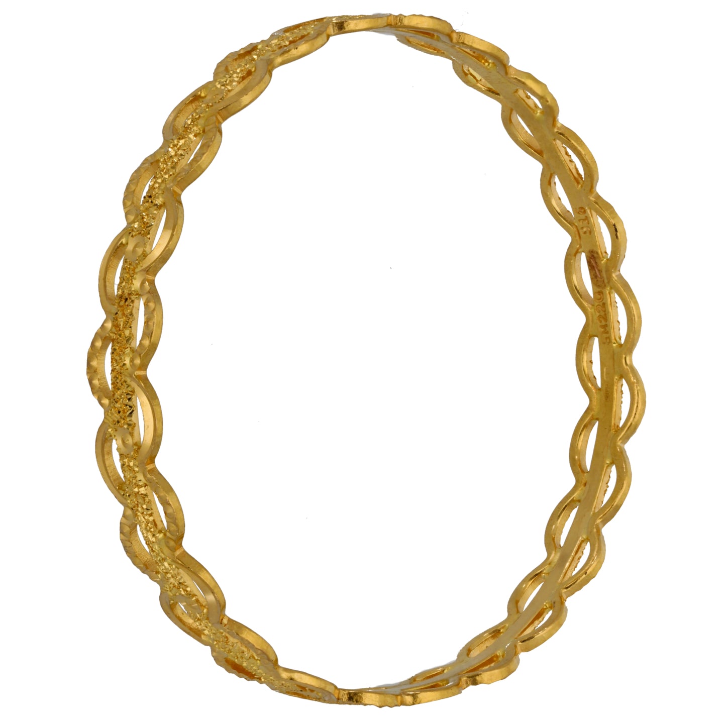 22ct Gold Alternative Bangle