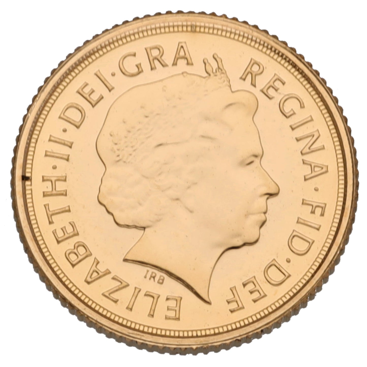 22ct Gold Queen Elizabeth II Quarter Sovereign Coin 2013