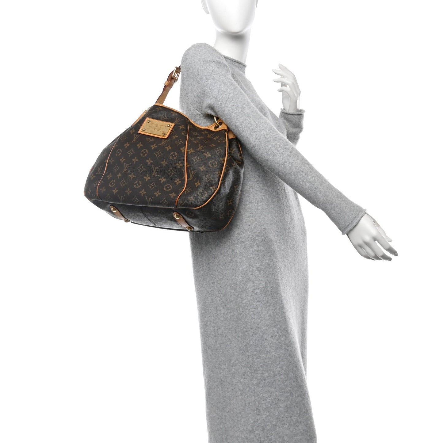 Louis Vuitton Galliera PM Monogram Coated Canvas Bag - Brown