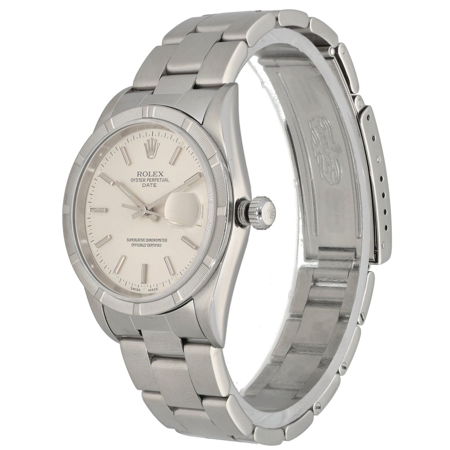 Rolex Date 15210 34mm Stainless Steel Watch