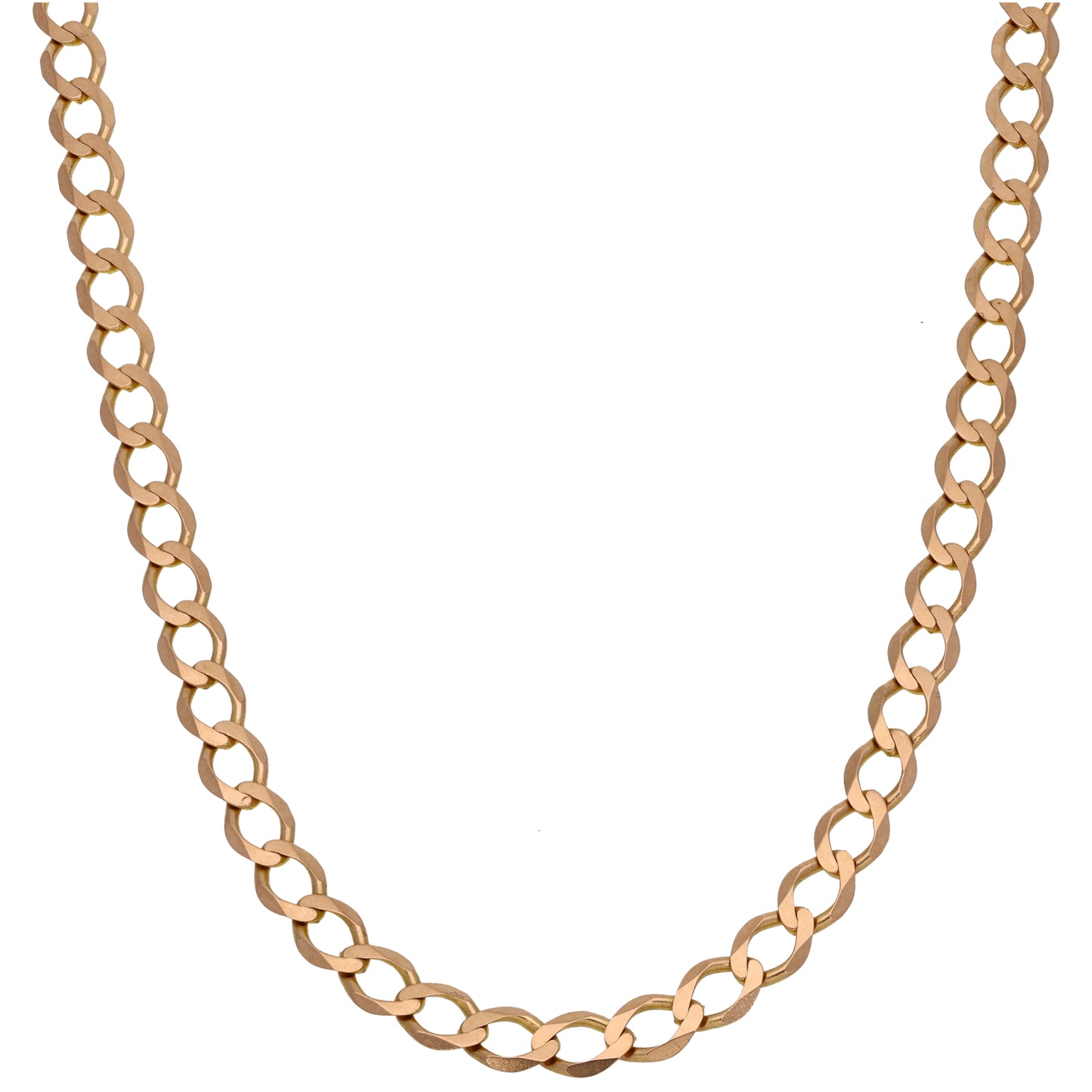 9ct Gold Curb Chain 20"