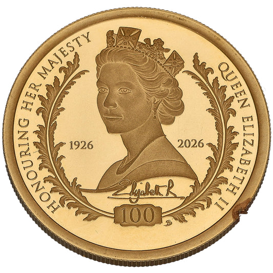 22ct Gold Honouring Her Majesty Queen Elizabeth II Full Sovereign Coin 2026