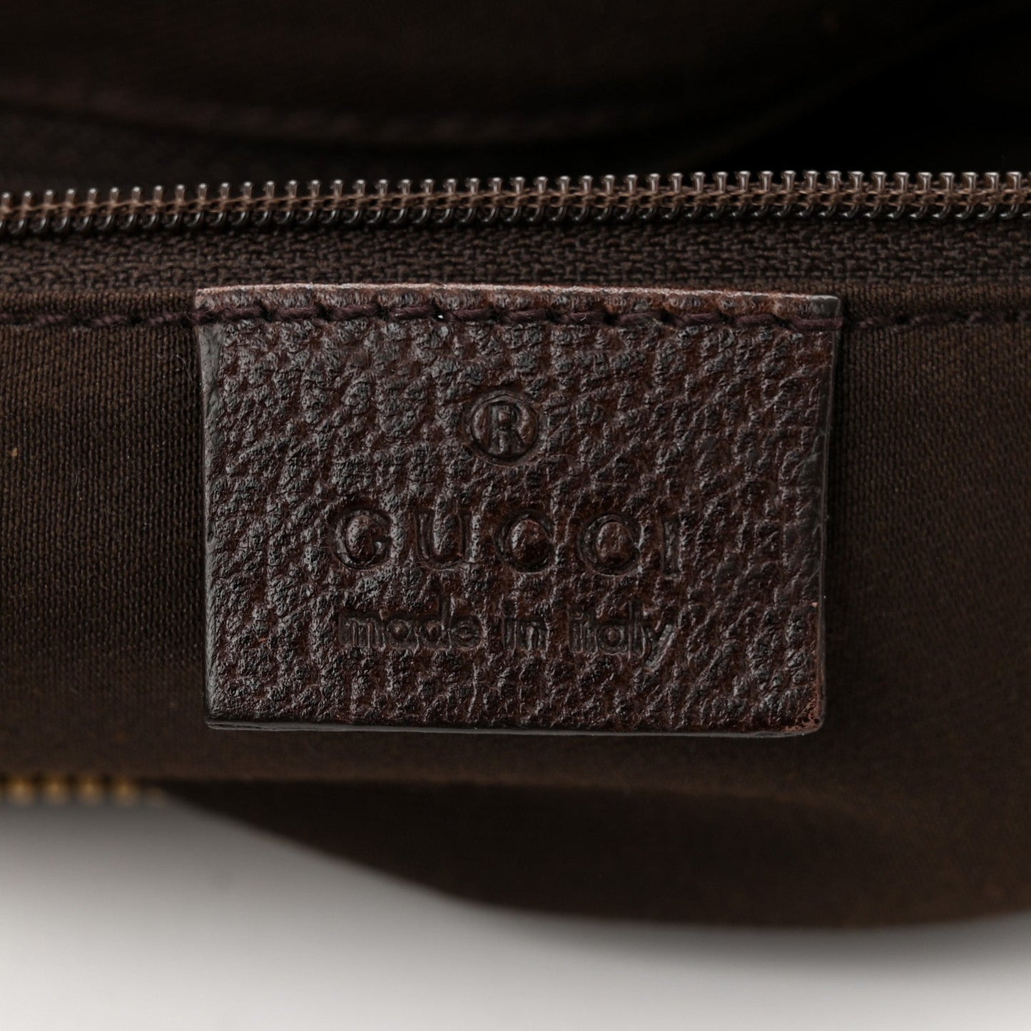 Gucci Abbey Tote D-Ring GG Canvas Bag - Brown