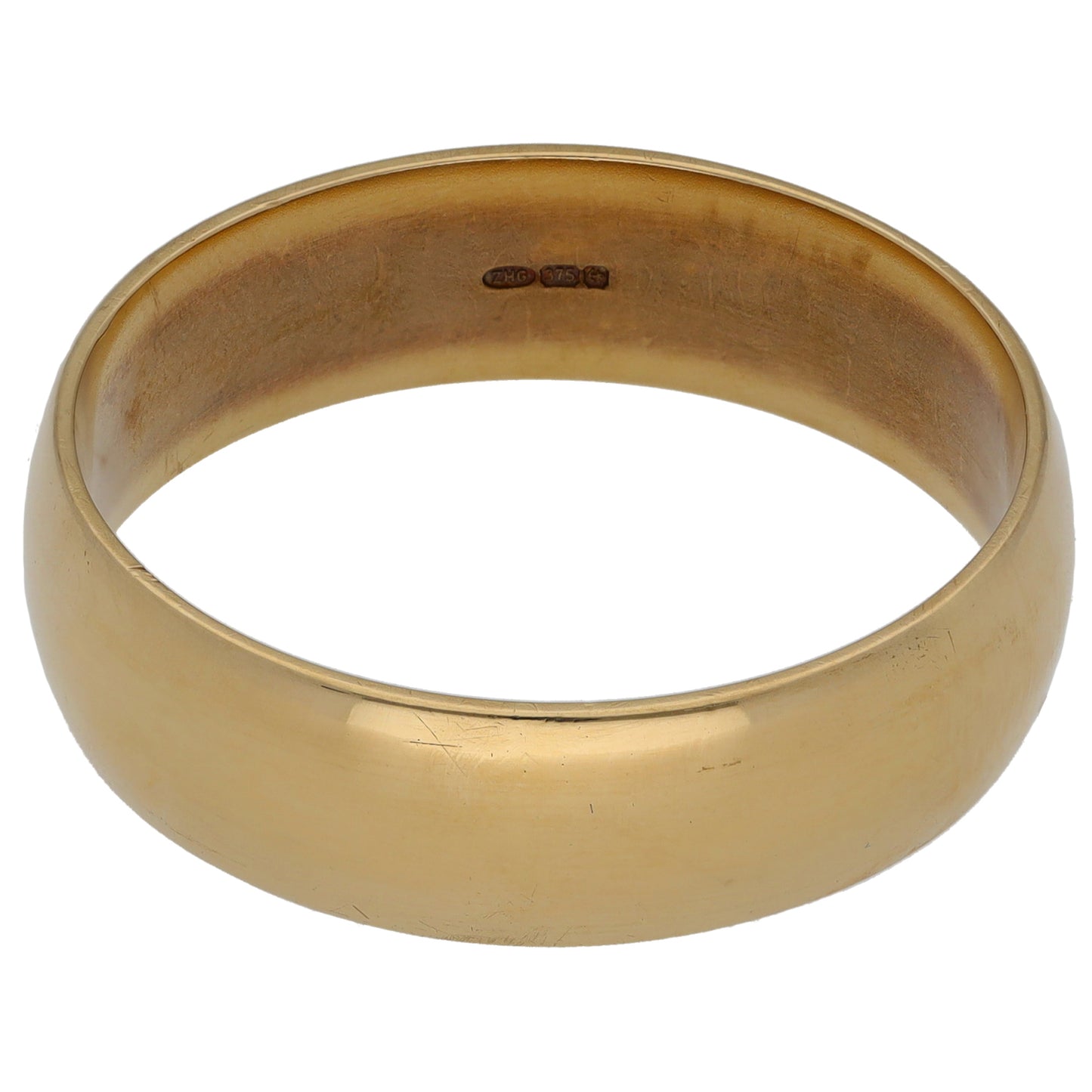 9ct Gold Plain Wedding Ring Size Z+1