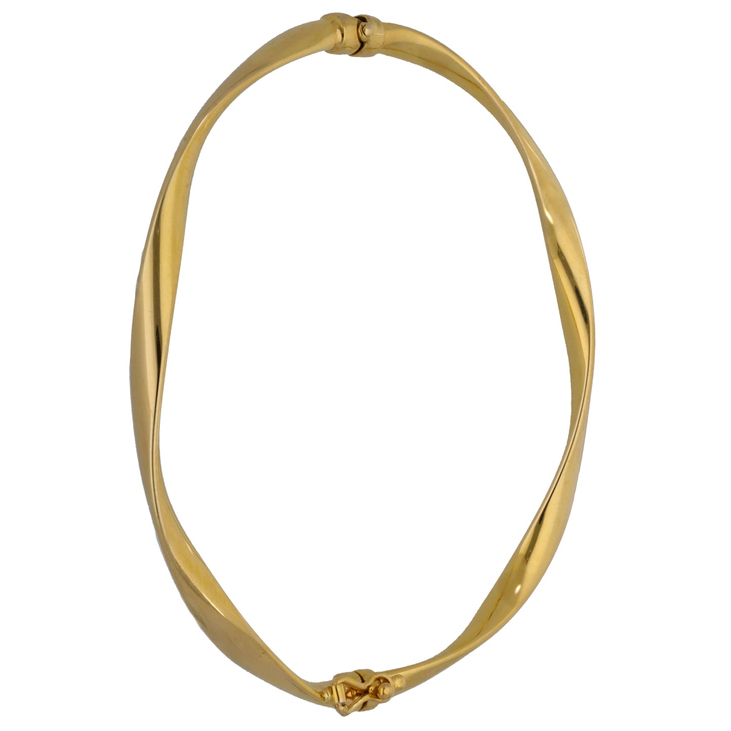 9ct Gold Hinged/Clasp Bangle