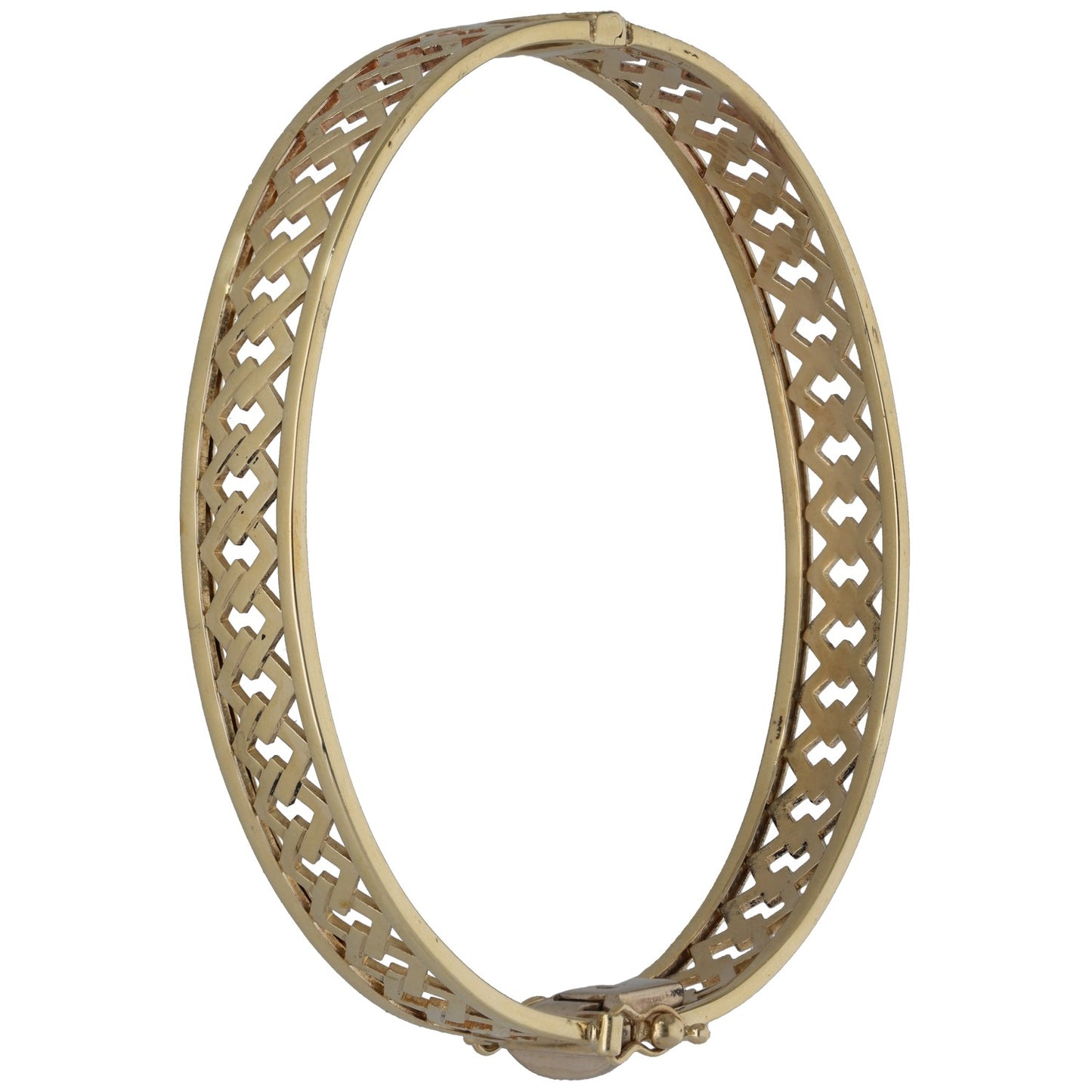 9ct Gold Hinged/Clasp Bangle