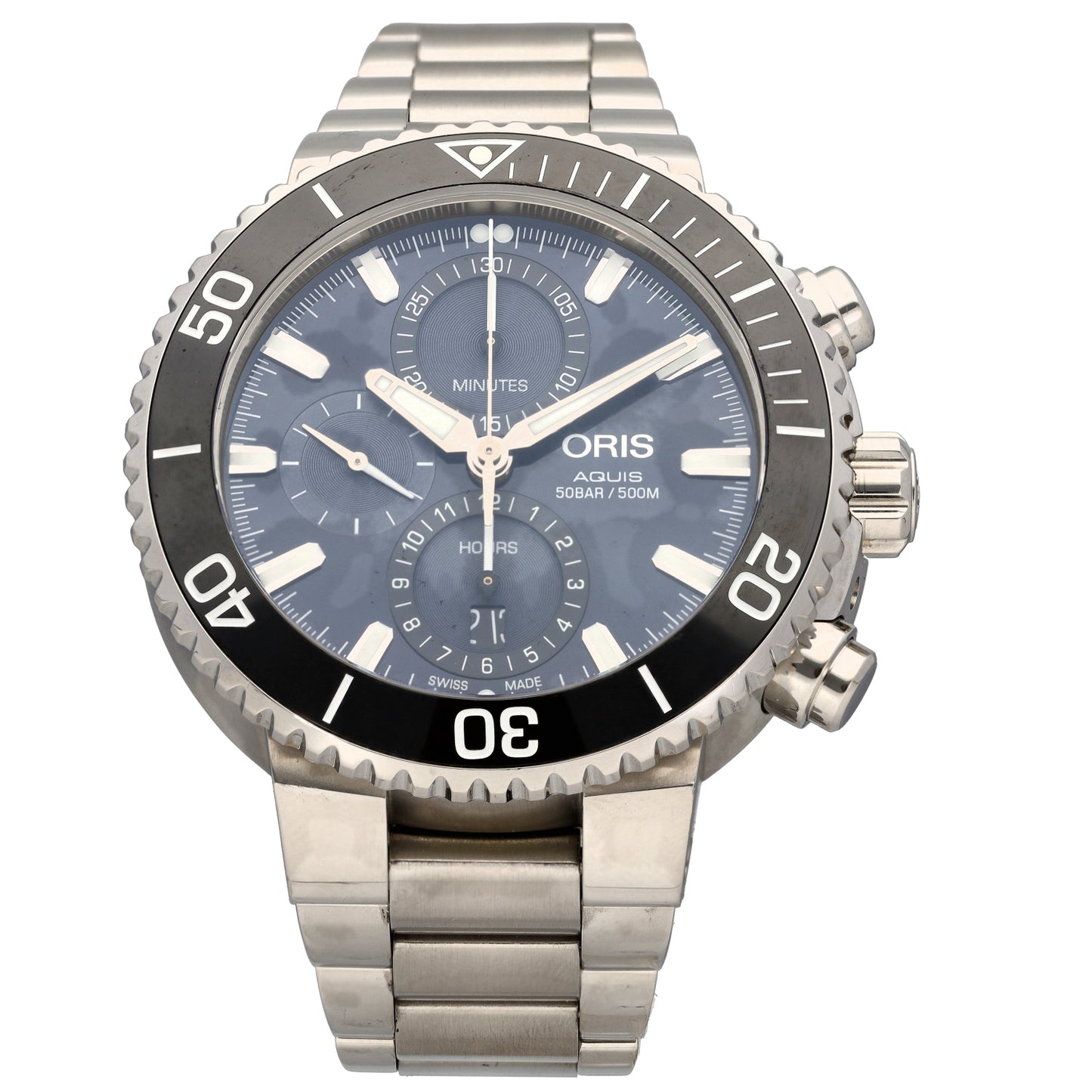 Oris Aquis 7743 45.5mm Stainless Steel Watch