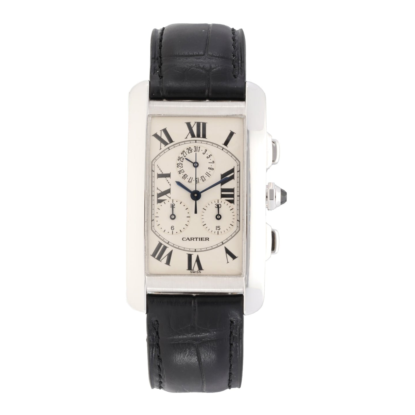 Cartier Tank Americaine 2312 26mm White Gold Watch