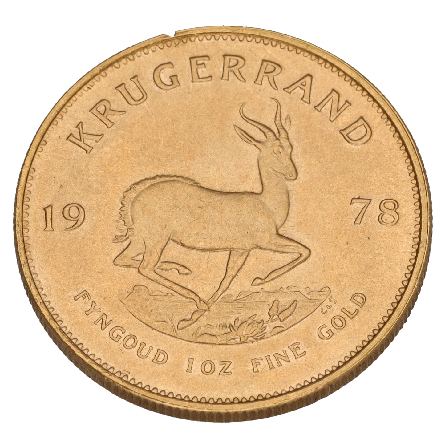 22ct Gold 1 OZ Krugerrand Coin 1978