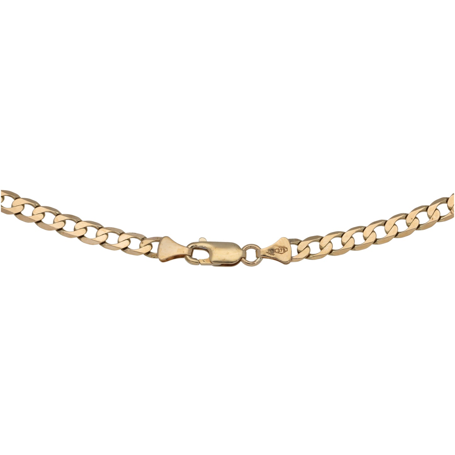 9ct Gold Curb Chain 20"