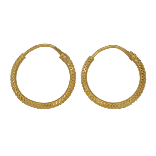 22ct Gold Hoop Earrings