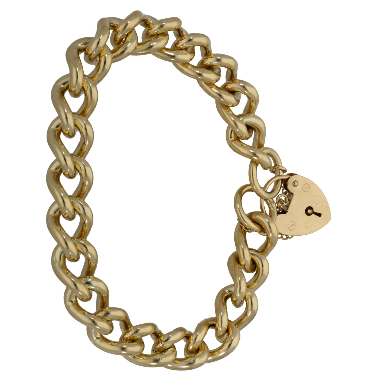 9ct Gold Gate Bracelet