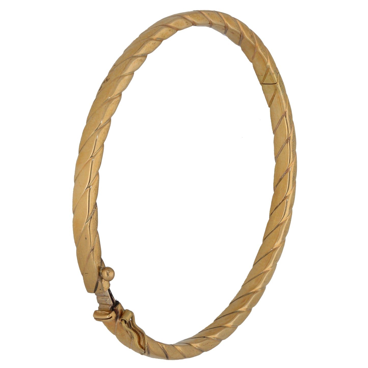 9ct Gold Hinged/Clasp Bangle