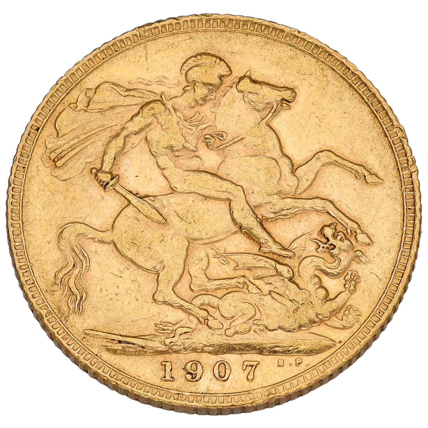 22ct Gold King Edward VII Full Sovereign Coin 1907