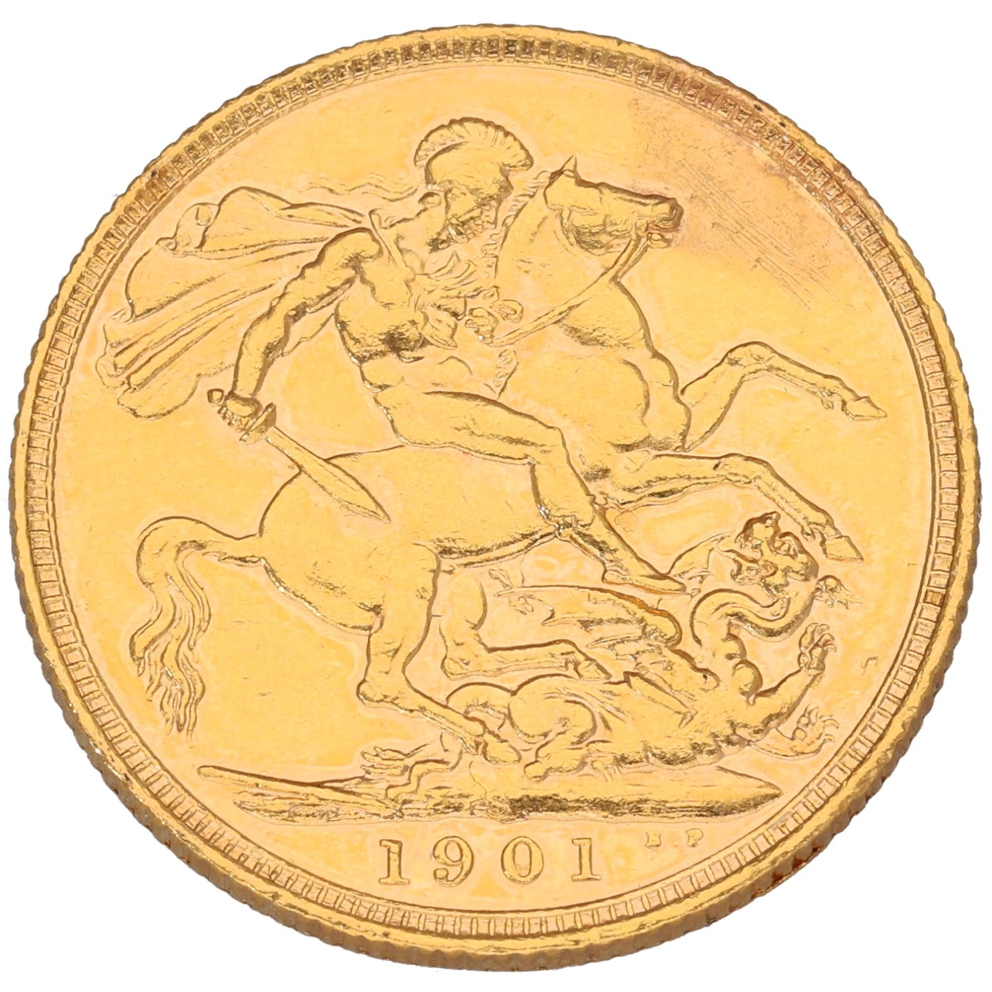 22ct Gold Queen Victoria Full Sovereign Coin 1901