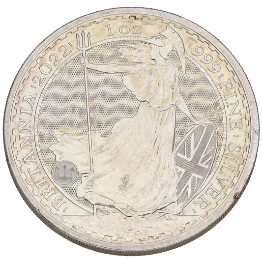 Fine Silver Queen Elizabeth II 1 OZ Britannia Coin 2022