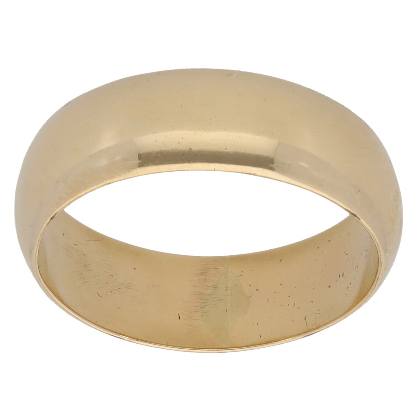 9ct Gold Plain Wedding Ring Size R