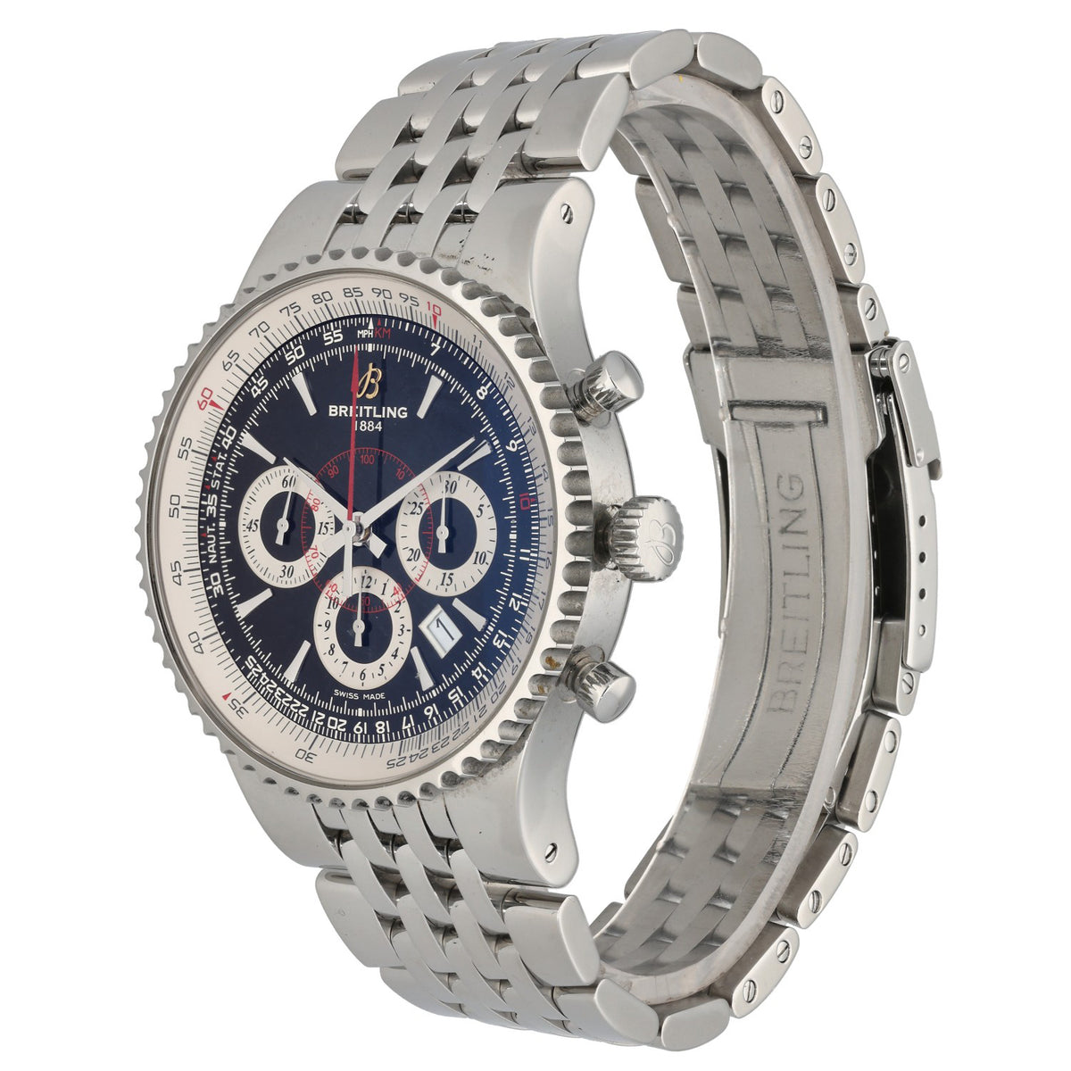 Breitling Montbrillant A23351 47mm Stainless Steel Watch
