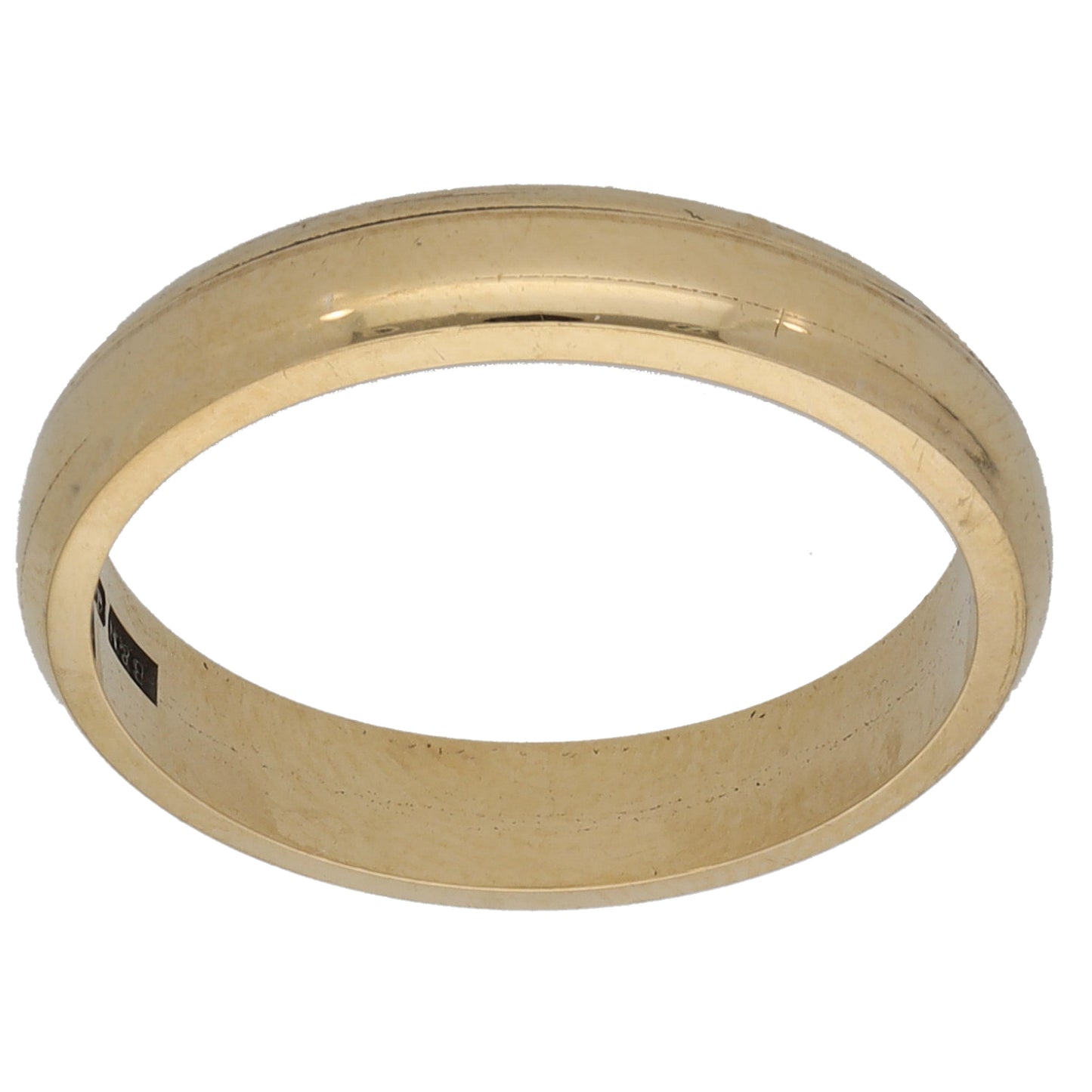 9ct Gold Plain Wedding Ring Size K