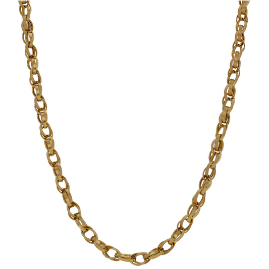 9ct Gold Fancy Necklace 18"