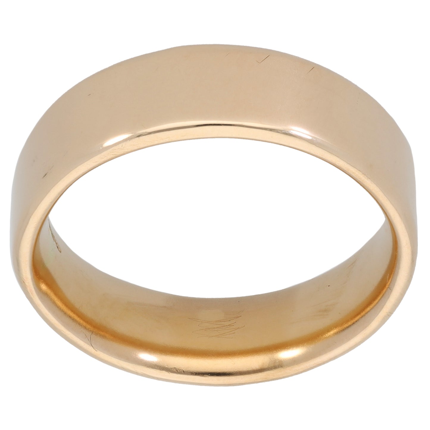 9ct Gold Plain Wedding Ring Size W