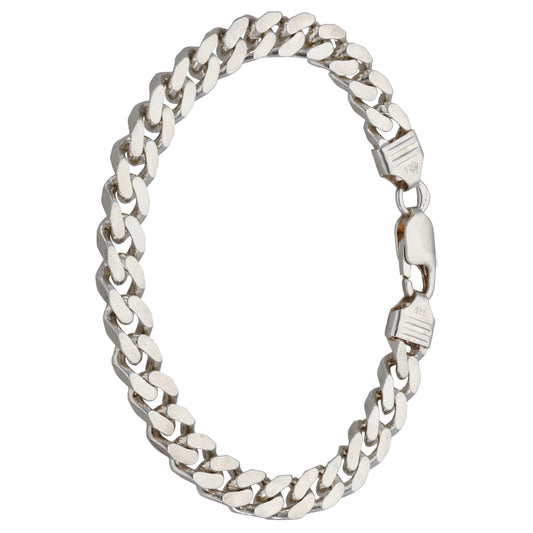 Sterling Silver Curb Bracelet